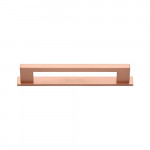 M Marcus Heritage Brass Metro Design Cabinet Pull with Plate 96mm Centre to Centre